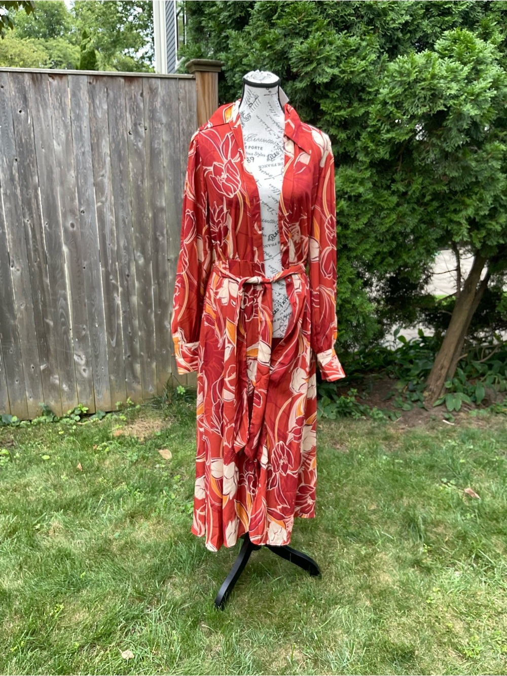 Button Front Maxi Dress - Picture 3 of 9